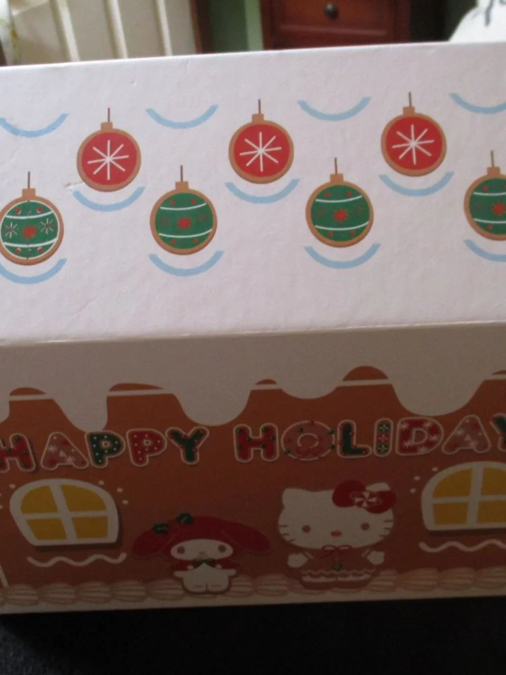 Cardboard Storage Gift Box Hello Kitty Christmas Holidays